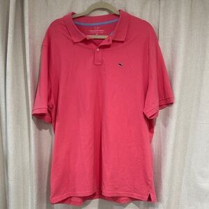 Vineyard Vines Men's Coral Polo Shirt